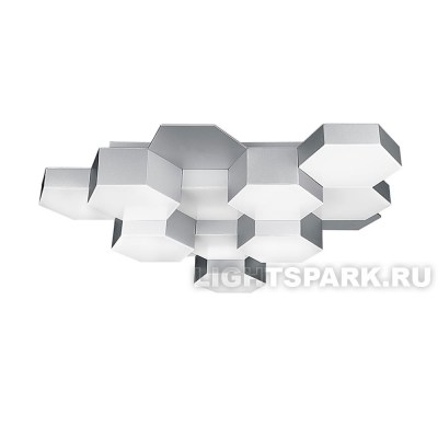 Люстра потолочная светодиодная Lightstar FAVO 750124 матовое серебро