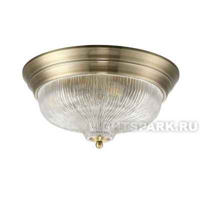 Светильник настенно-потолочный Crystal Lux LLUVIA PL4 BRONZE D370