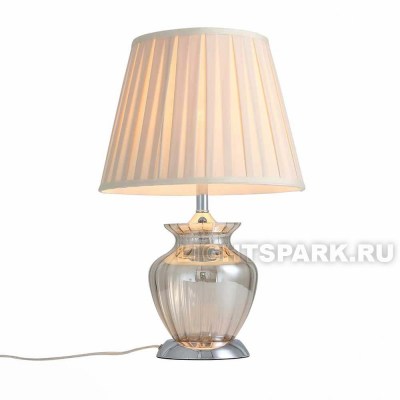 Лампа настольная St Luce ASSENZA SL967.104.01 хром, бежевый, в стиле Классика