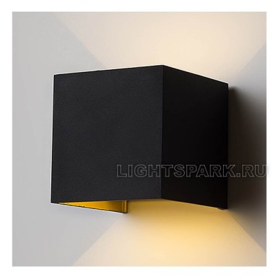 Бра светодиодное Ledron BCS-WL2027BG Черный+ золото