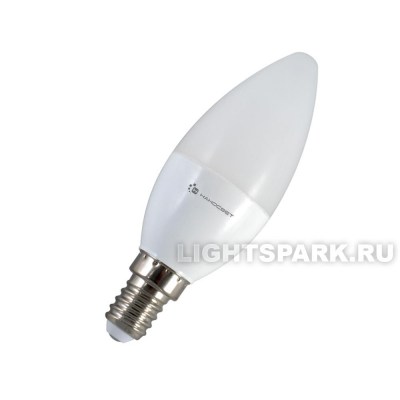 Лампа-свеча светодиодная матовая Наносвет L250, L251 6W