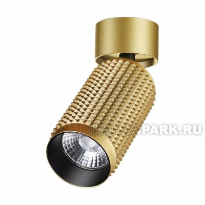 Светильник-спот накладной Novotech MAIS LED 358509 золото, в стиле модерн