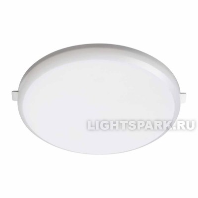 Светильник встраиваемый влагозащищенный Novotech PANDORA 358677 белый, в стиле минимализм