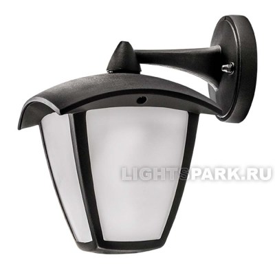 Светильник уличный настенный Lightstar Lampione 375680 черный, белый