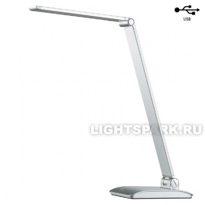 Лампа настольная Lumion REIKO 3759/7TL серебро, в стиле техно