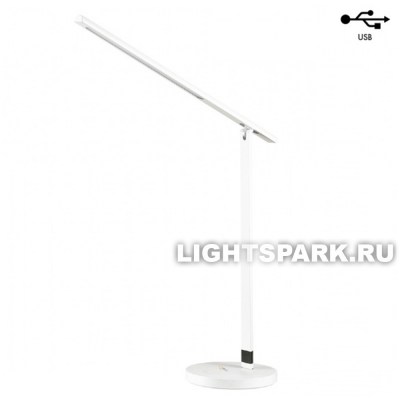 Лампа настольная Lumion AKITO 3761/7TL белый, в стиле техно