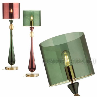Абажур для настольной лампы Odeon Light TOWER 4889/1S зеленый, в стиле модерн