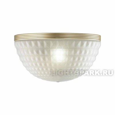Светильник настенный Odeon Light MALAGA 4936/1W золотой, белый, в стиле классика