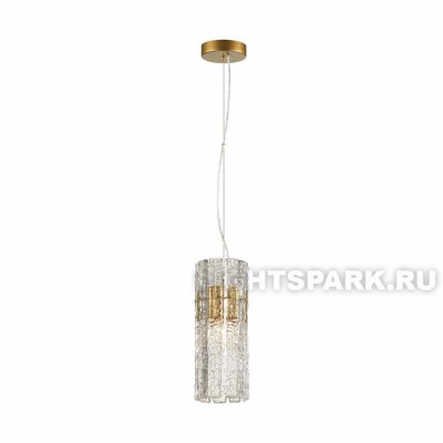 Светильник подвесной Odeon Light MERKALE 4938/1 золотой, прозрачный, в стиле модерн