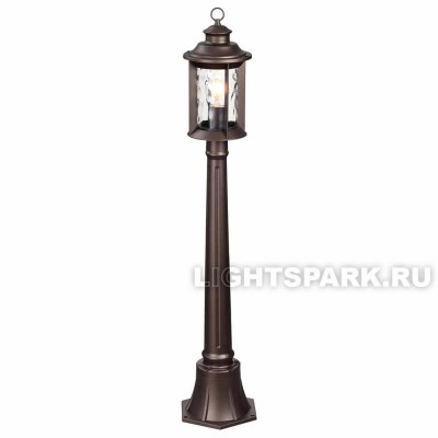 Светильник ландшафтный Odeon Light MAVRET 4961/1F коричневый, прозрачный, в стиле классика