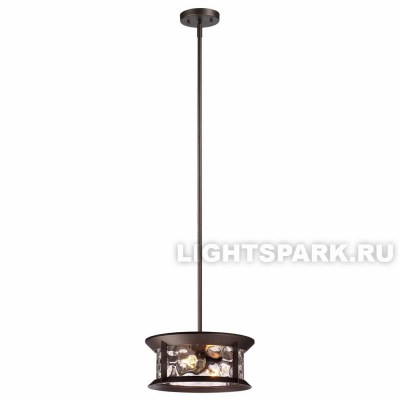 Светильник уличный подвесной Odeon Light MAVRET 4961/2 коричневый, прозрачный, в стиле классика