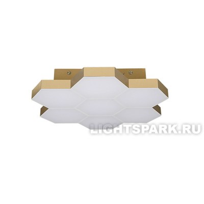 Люстра потолочная светодиодная Lightstar FAVO 750071 золото матовое