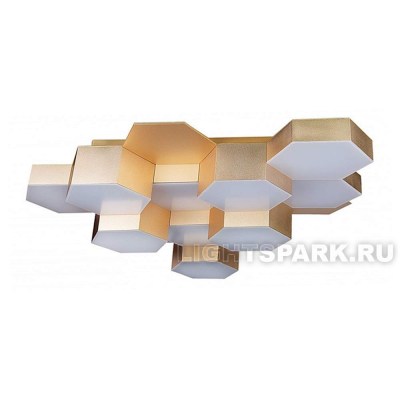 Люстра потолочная светодиодная Lightstar FAVO 750121 золото матовое