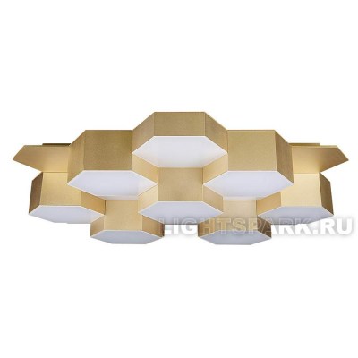 Люстра потолочная светодиодная Lightstar FAVO 750161 золото матовое
