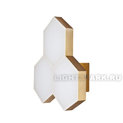 Бра светодиодное Lightstar FAVO 750631 золото матовое