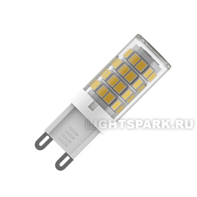 Лампа светодиодная Lightstar G9 6W 940452, 940454 с прозрачным рассеивателем