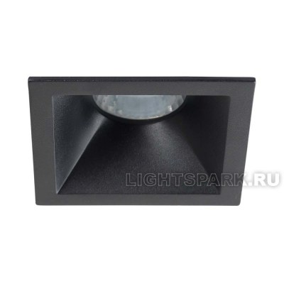 Светильник точечный встраиваемый Crystal Lux CLT 007C1 BL черный, в стиле хай-тек