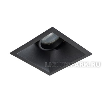 Светильник точечный встраиваемый Crystal Lux CLT 009C1 BL черный, в стиле хай-тек