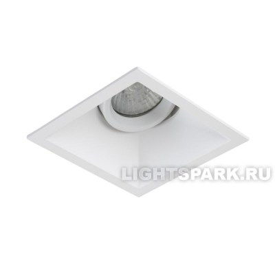 Светильник точечный встраиваемый Crystal Lux CLT 009C1 WH белый, в стиле хай-тек