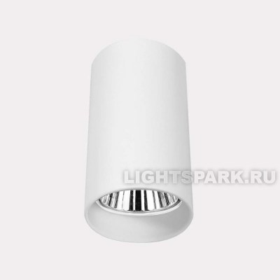 Светильник точечный накладной Crystal Lux CLT 015C WH белый, в стиле хай-тек