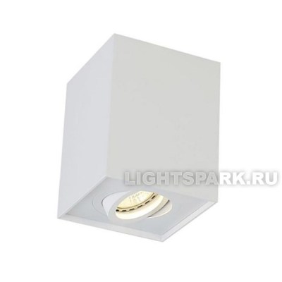 Светильник точечный накладной Crystal Lux CLT 420C WH белый, в стиле хай-тек