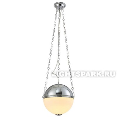 Светильник подвесной Crystal Lux GUSTAVO SP3 CHROME хром, белый, в стиле лофт