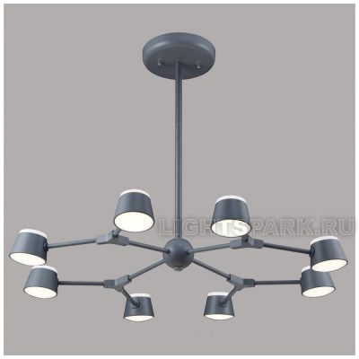 Люстра Crystal Lux MADRID SP8 GRAY