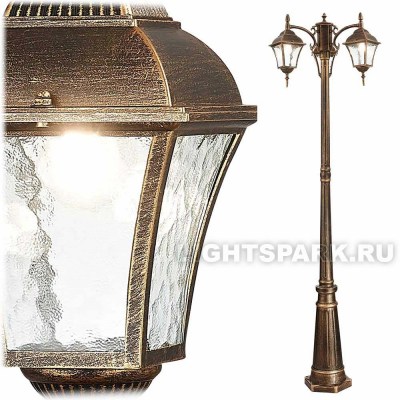 Светильник уличный наземный St Luce DOMENICO SL082.205.03 бронза, прозрачный, в стиле Классика