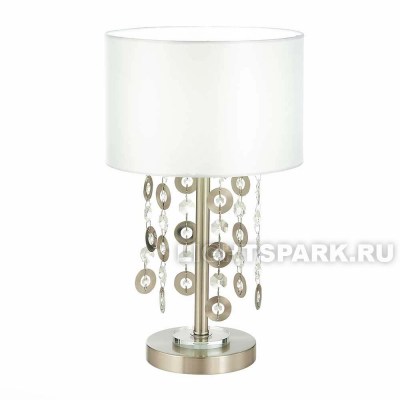 Лампа настольная St Luce KATENA SL1757.104.01 никель, белый, в стиле Классика