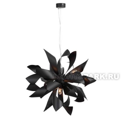 Люстра подвесная St Luce SPIRAGLIO SL453.403.06G черный, в стиле Модерн