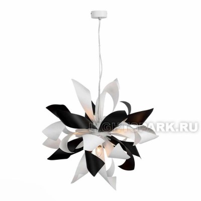 Люстра подвесная St Luce SPIRAGLIO SL453.453.06G черный, белый, в стиле Модерн
