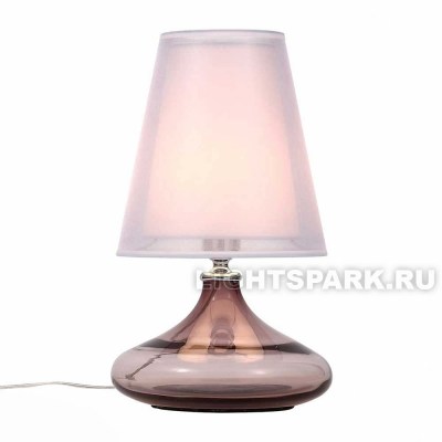 Лампа настольная St Luce AMPOLLA SL974.604.01 хром, розовый, белый, в стиле Модерн