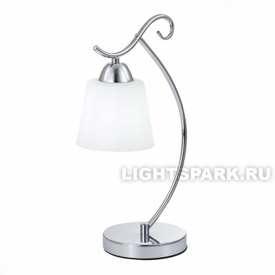 Лампа настольная Evoluce LIADA SLE103904-01 хром, белый, в стиле Модерн