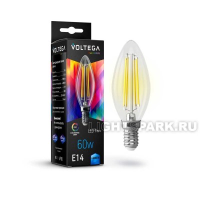 Лампа светодиодная Voltega Crystal 7153 Cangle E14 7W High CRI