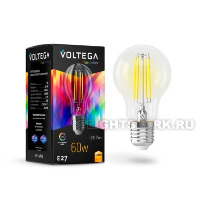 Лампа светодиодная Voltega Crystal 7154 General purpose bulb E27 7W High CRI