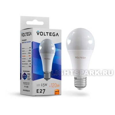 Лампа светодиодная Voltega Simple 7156 General purpose bulb 15W