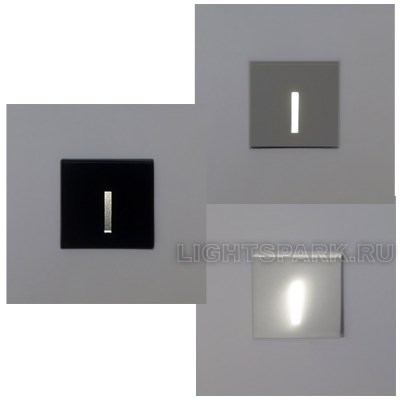 Светильник встраиваемый для стен и ступеней Italline DL 3020 black, DL 3020 grey, DL 3020 white