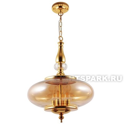 Подвесной светильник Crystal lux MIEL SP4 GOLD золото