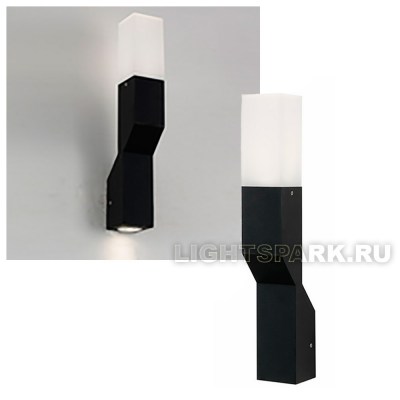 Светильник уличный настенный светодиодный ST Luce FRATTO SL100.401.02 Черный- белый