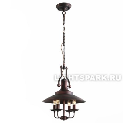 Светильник подвесной RARITA SL269.403.04 медь с коричневой патиной